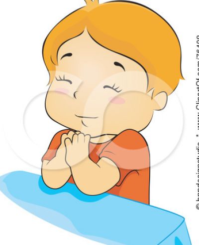 Little Boy Praying Clipart Pictures 4