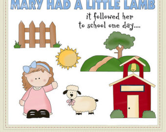 Little Lamb Clip Art Mary Had A Little Lamb Clipart