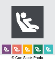 Lower Anchors And Tethers For Children Single Flat Icon   