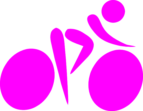 Pink Bicycle Clipart