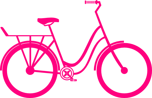 Pink Bike Clip Art At Clker Com   Vector Clip Art Online Royalty Free
