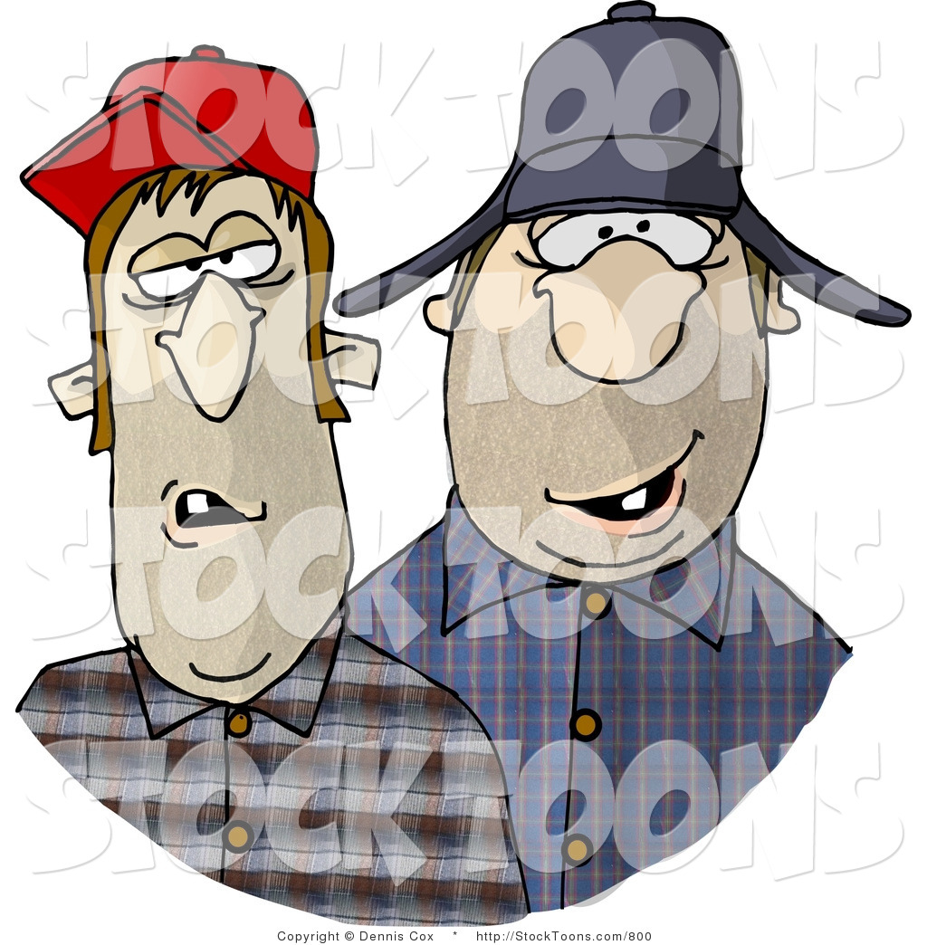 Redneck Clip Art Stock Cartoon Of Redneck Guys By Djart