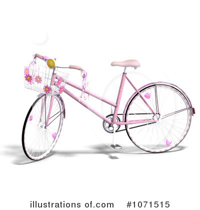Royalty Free Pink Bicycle Clipart Illustration 1071515 Jpg