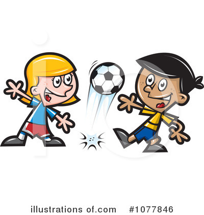 Soccer Clipart  1077846   Illustration By Jtoons