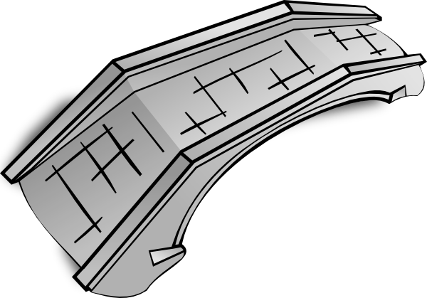 Stone Bridge Clip Art Free Vector   4vector
