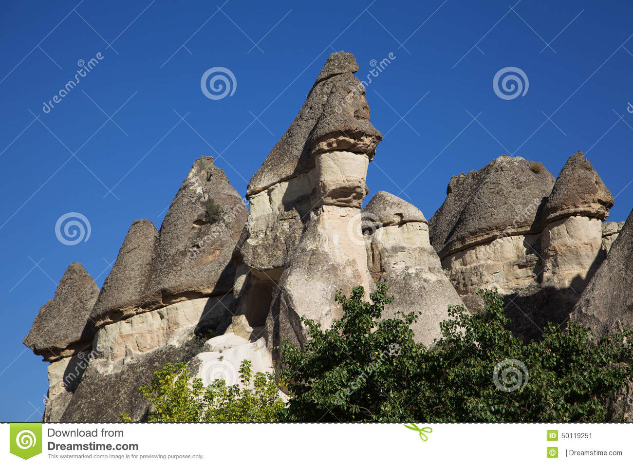 Turkey Cappadocia In Natural Formations Fairy Chimneys