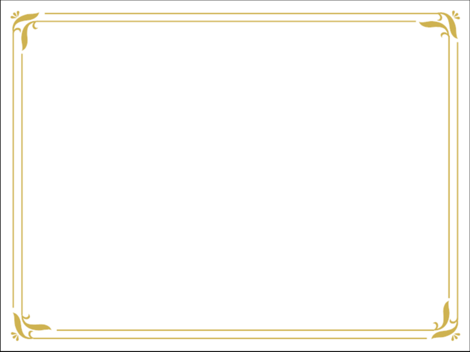 13 Certificate Gold Border Design Free Cliparts That You Can Download