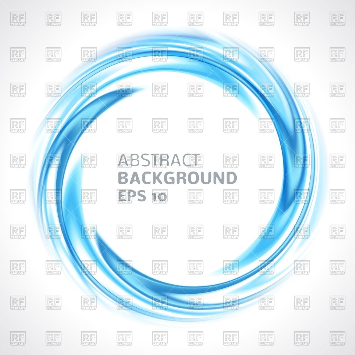     Blue Swirl Circle 40319 Download Royalty Free Vector Clipart  Eps