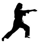 Clipart Of Female Self Defense K5032893   Search Clip Art