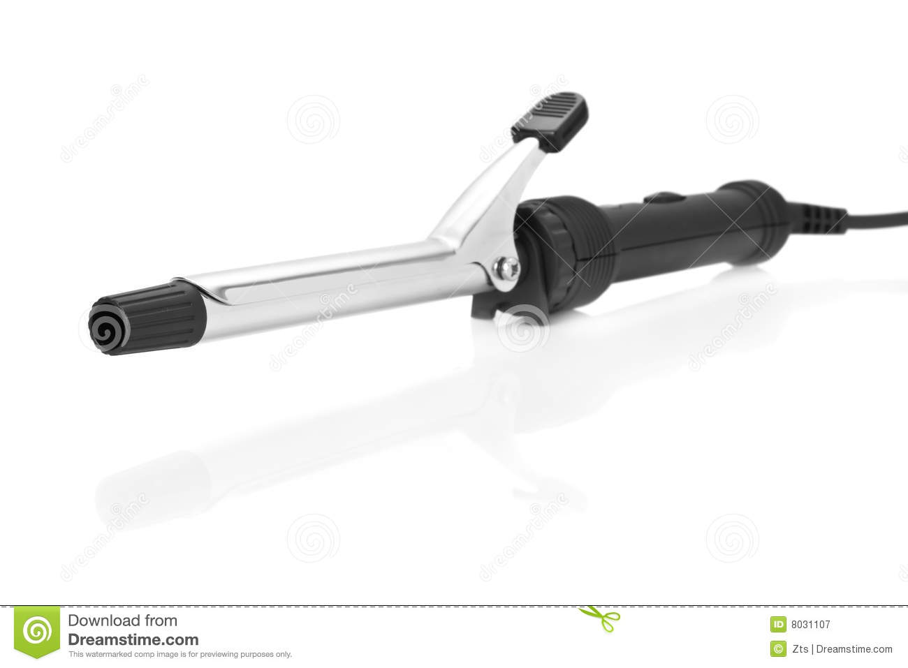 Curling Iron Royalty Free Stock Photography   Image  8031107