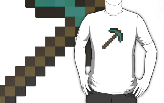 Displaying  19  Gallery Images For Minecraft Pickaxe Clipart
