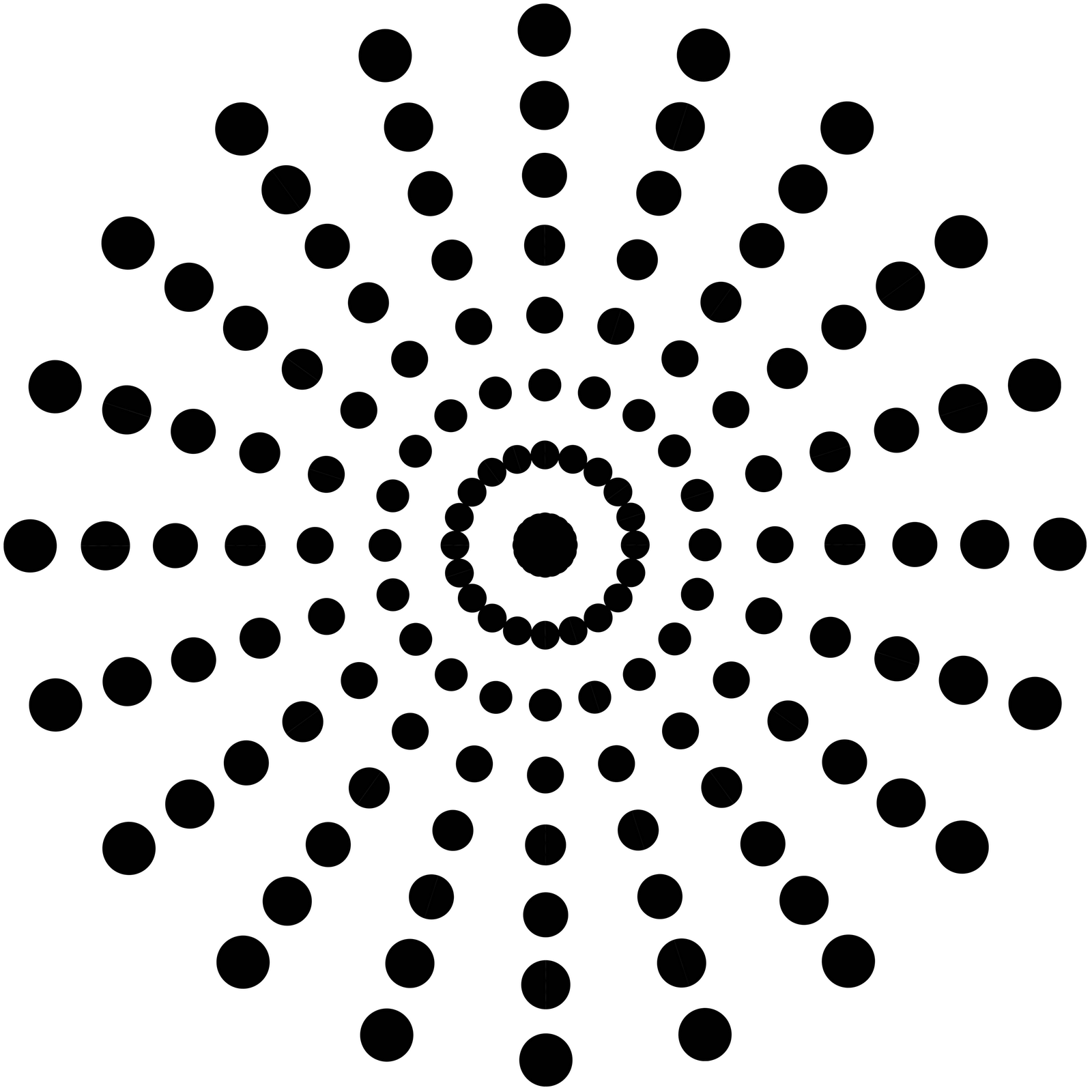 Dot Burst 20 Point Star Dotted Circle Sun Free Large High Resolution