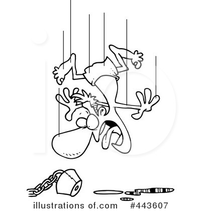Falling Clipart  443607 By Ron Leishman   Royalty Free  Rf  Stock