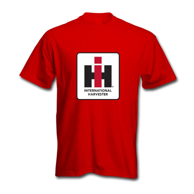 Ih Mens Red T Shirt   Ih Logo