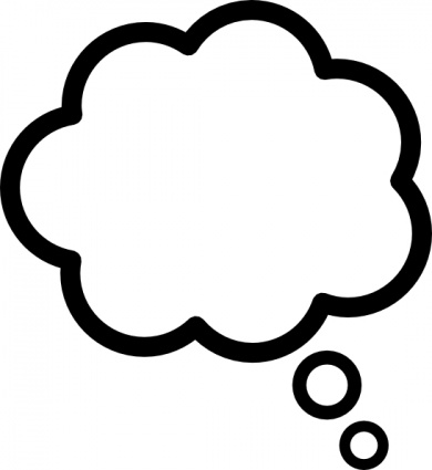 Jon Cloud Outline Thinking Cartoon Signs Symbols Philli Clouds Thought