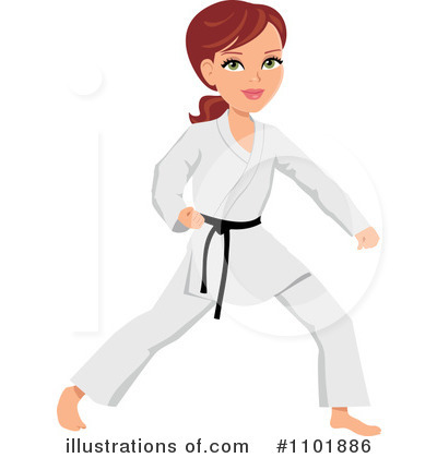 Karate Clipart  1101886   Illustration By Monica