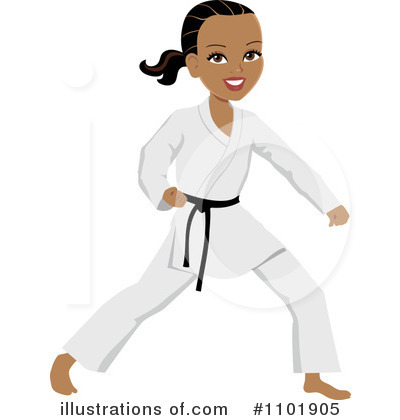 Karate Clipart  1101905 By Monica   Royalty Free  Rf  Stock    