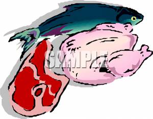 Meat And Fish Clip Art