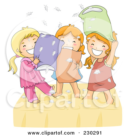 Royalty Free  Rf  Slumber Party Clipart Illustrations Vector