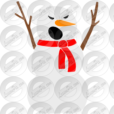 Stencil For Classroom   Therapy Use   Great Angry Snowman Clipart