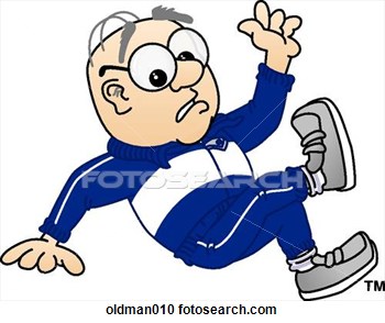 Stock Illustration   Old Man Falling Down  Fotosearch   Search Clipart