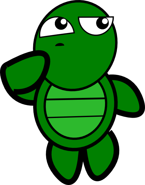 Turtle Thinking Clip Art At Clker Com   Vector Clip Art Online