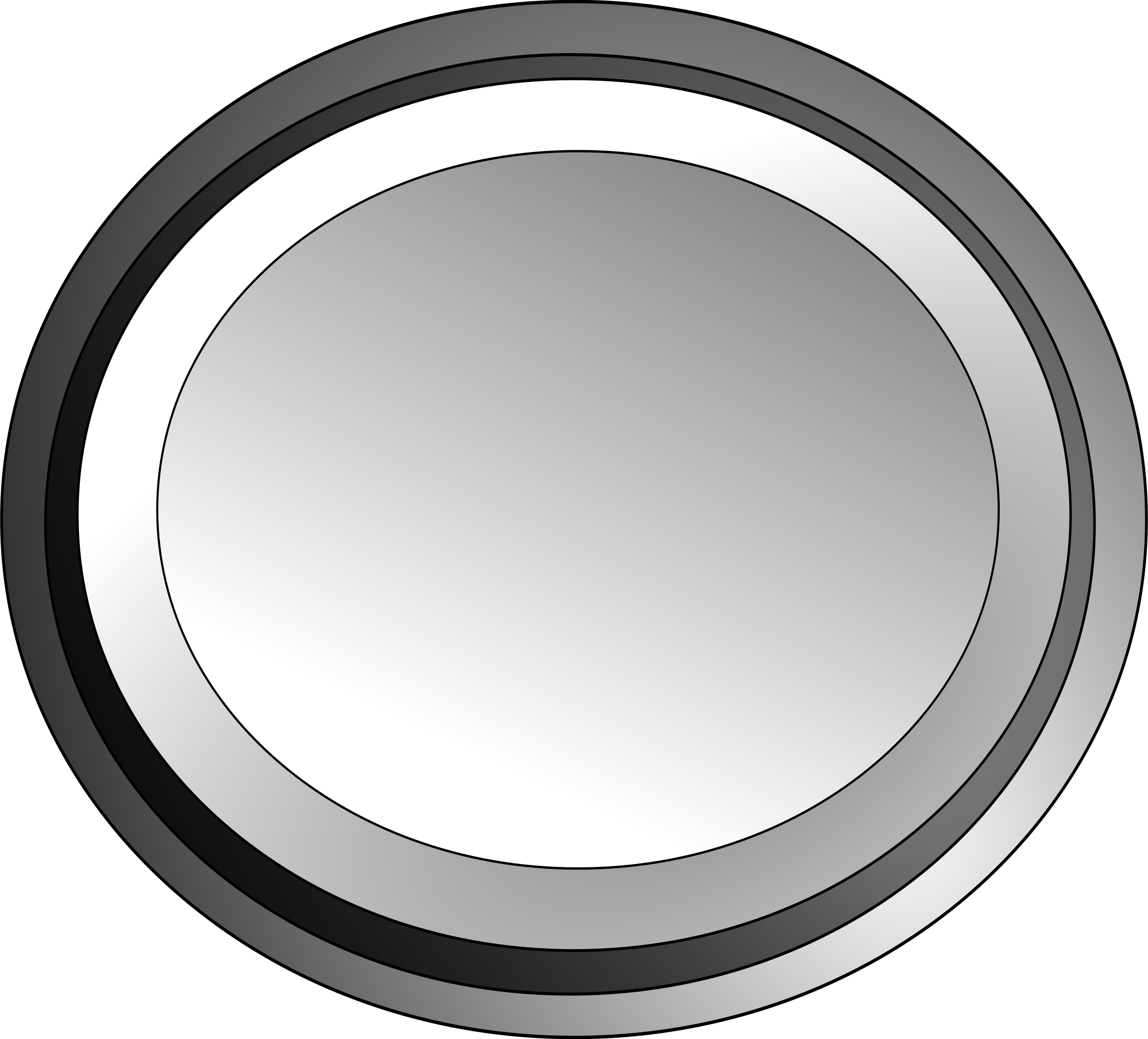 White Circle Button By Sabrog