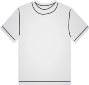 White T Shirt Clip Art At Clker Com   Vector Clip Art Online Royalty
