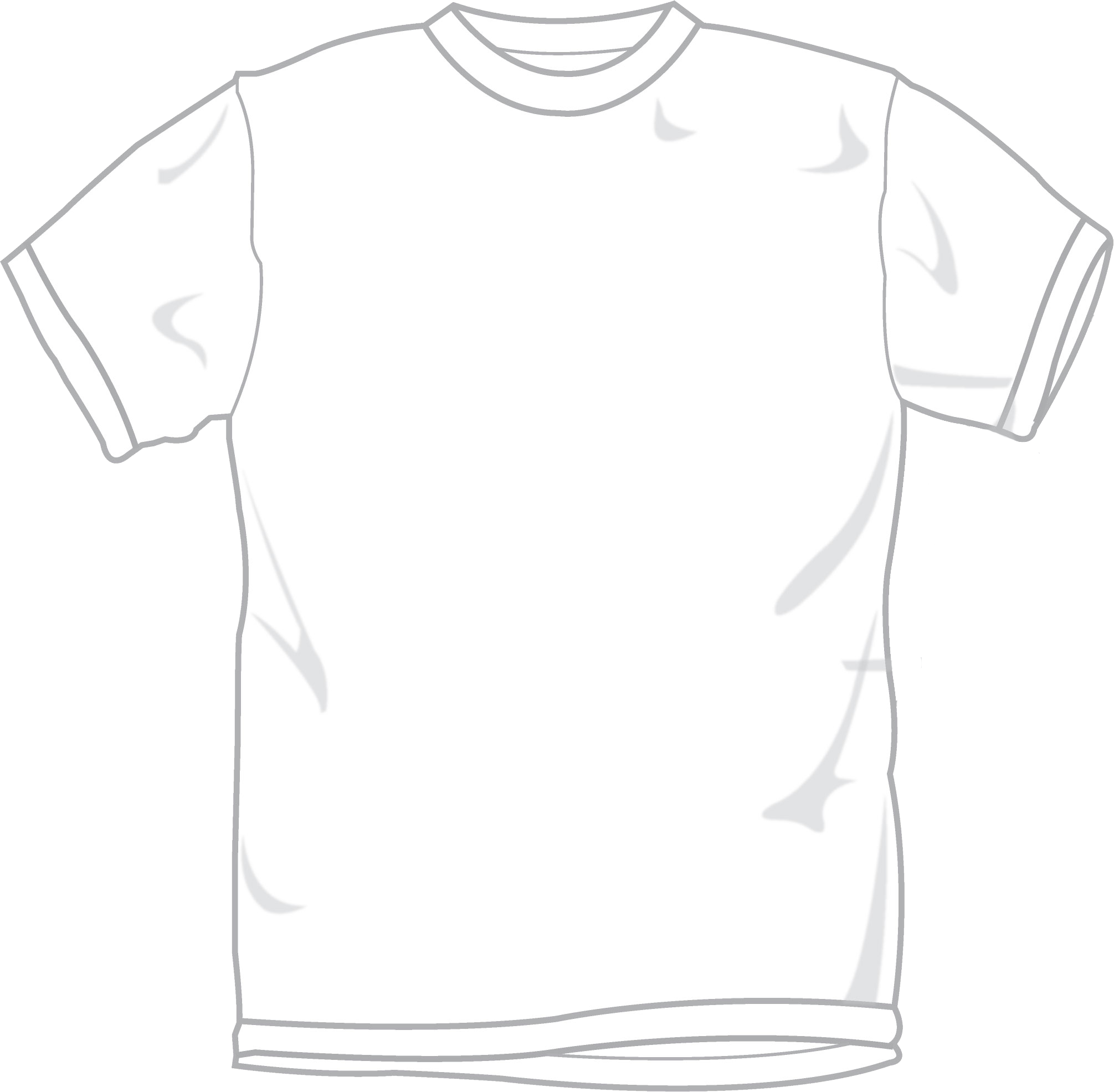 White T Shirt Template   Clipart Best