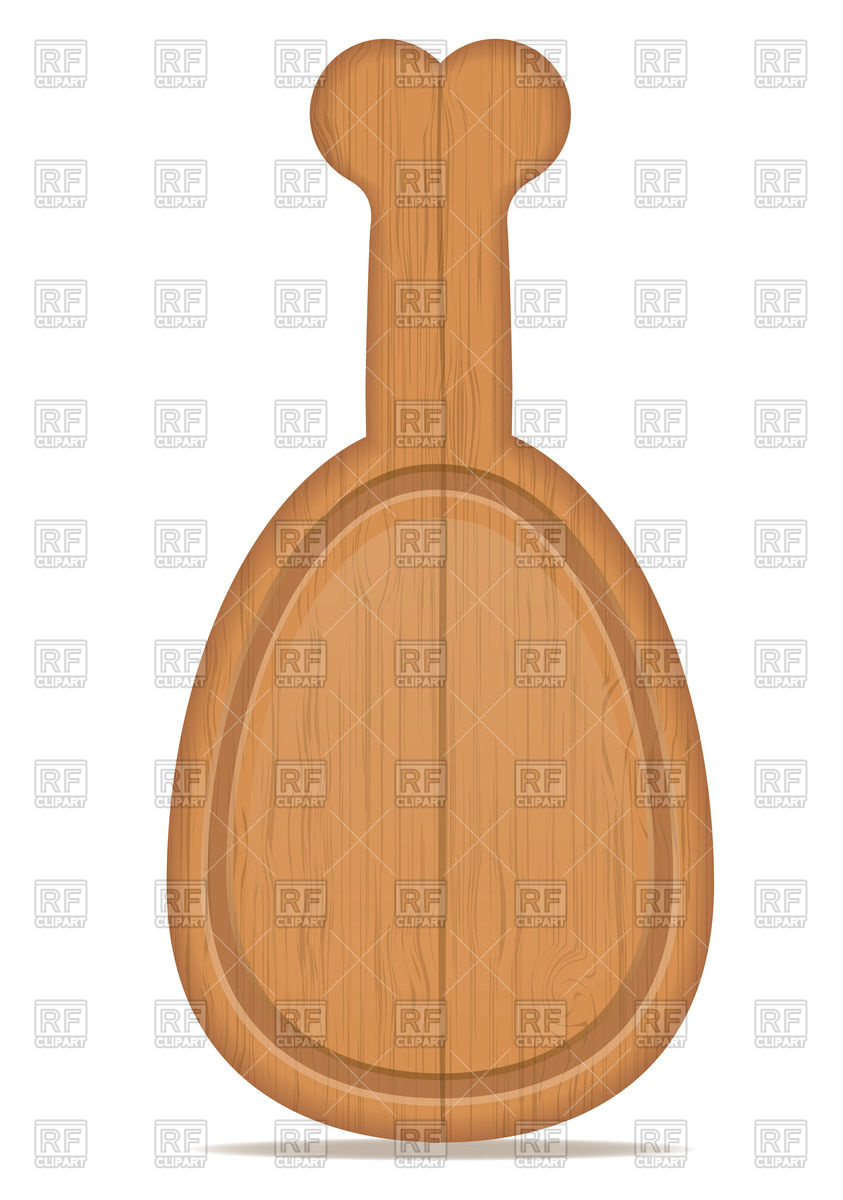 Wooden Cutting Board In Shape Of Chicken Leg 53070 Objects Download