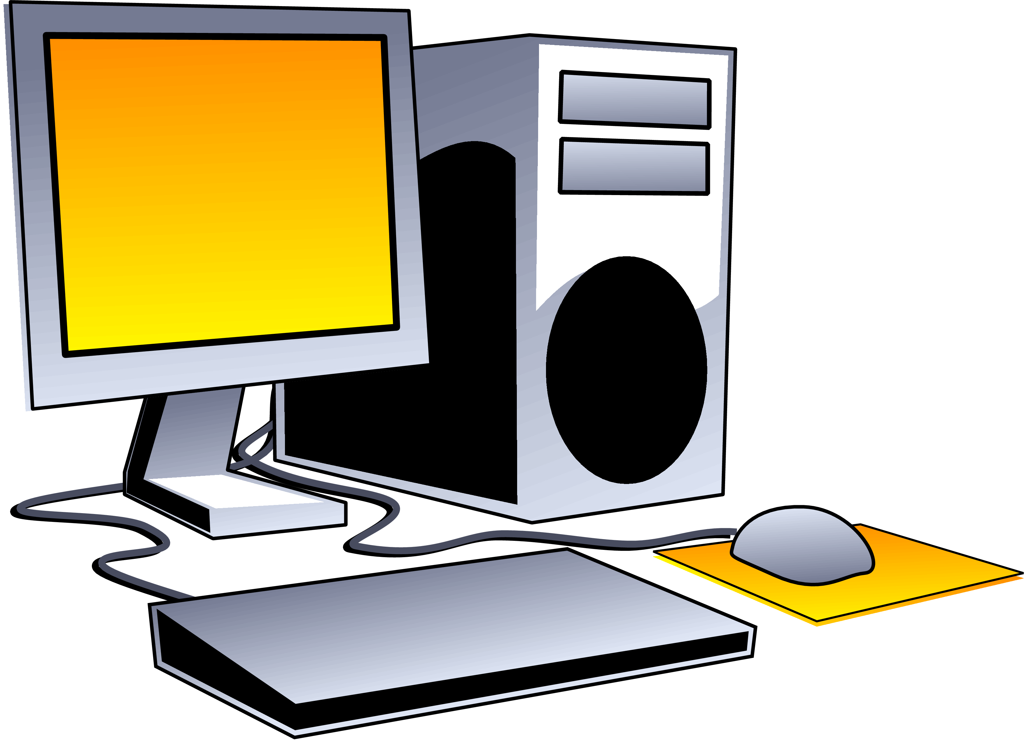 Desktop Computer Clipart Desktop Computers Clipart Png