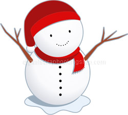 Graphics For Facebook Cover   Smiling Snowman For New Year Theme