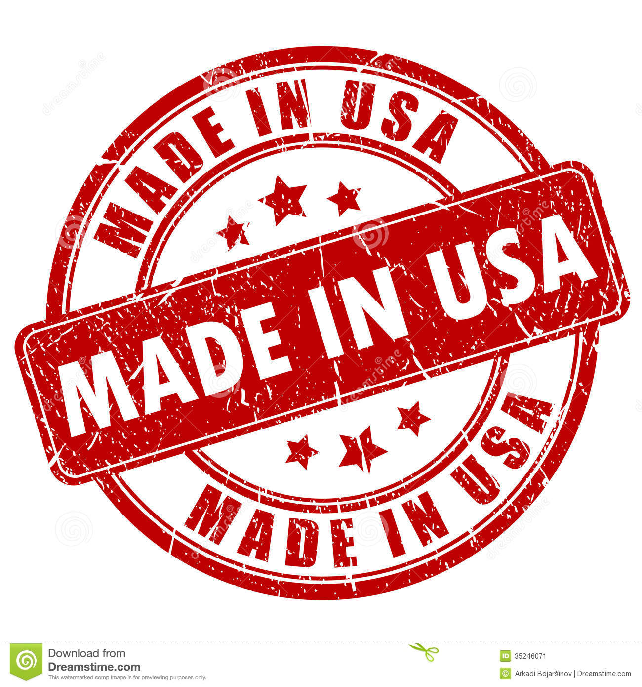 Made In Usa Stamp Stock Image   Image  35246071