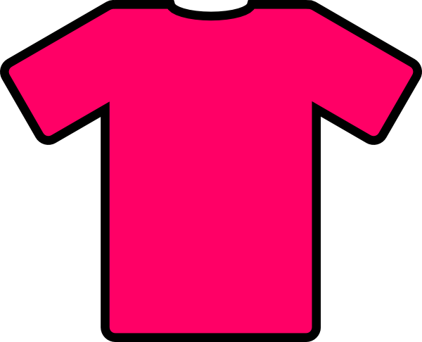 Pink T Shirt Clip Art At Clker Com   Vector Clip Art Online Royalty