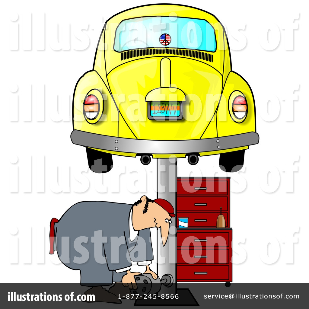 Royalty Free Rf Mechanic Clipart Illustration By Dennis Cox Stock