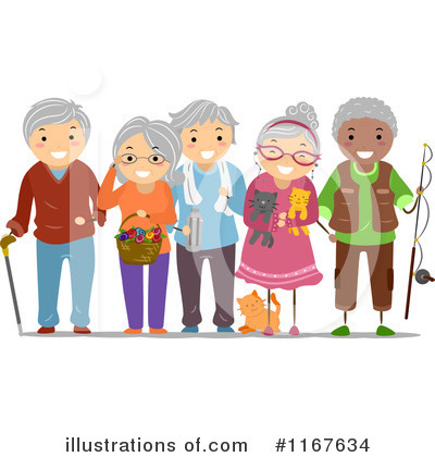 Senior Citizens Clipart  1167634 By Bnp Design Studio   Royalty Free