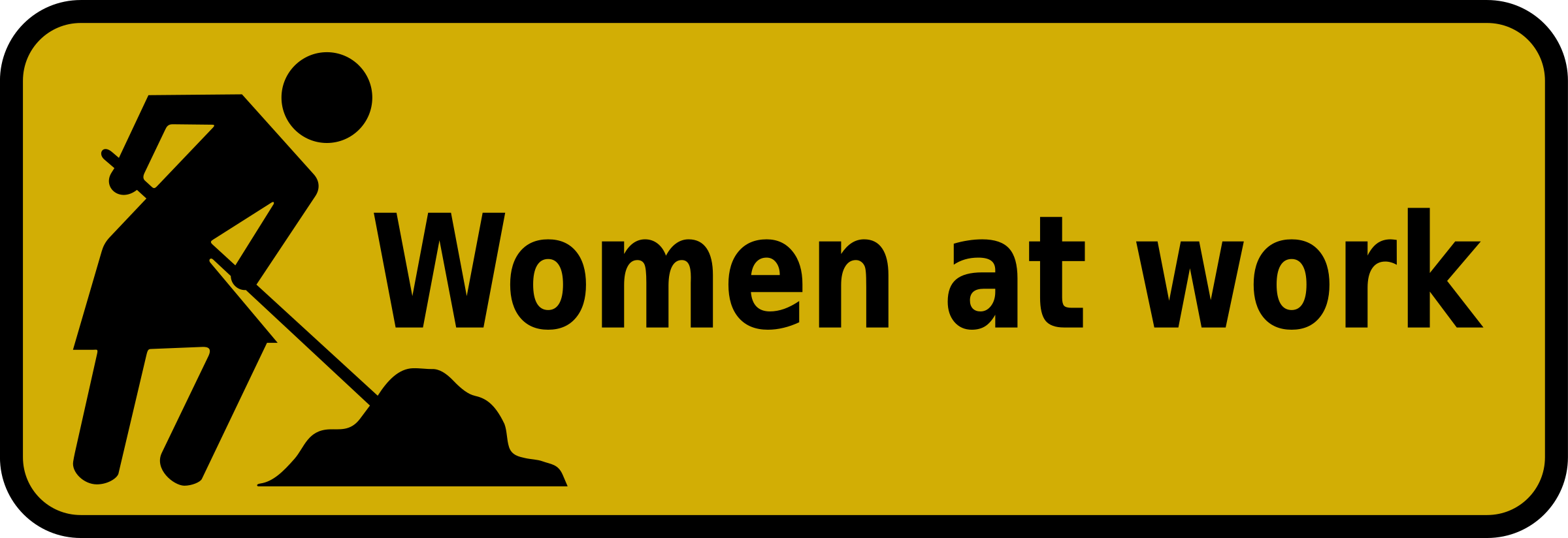 Sign   Women At Work