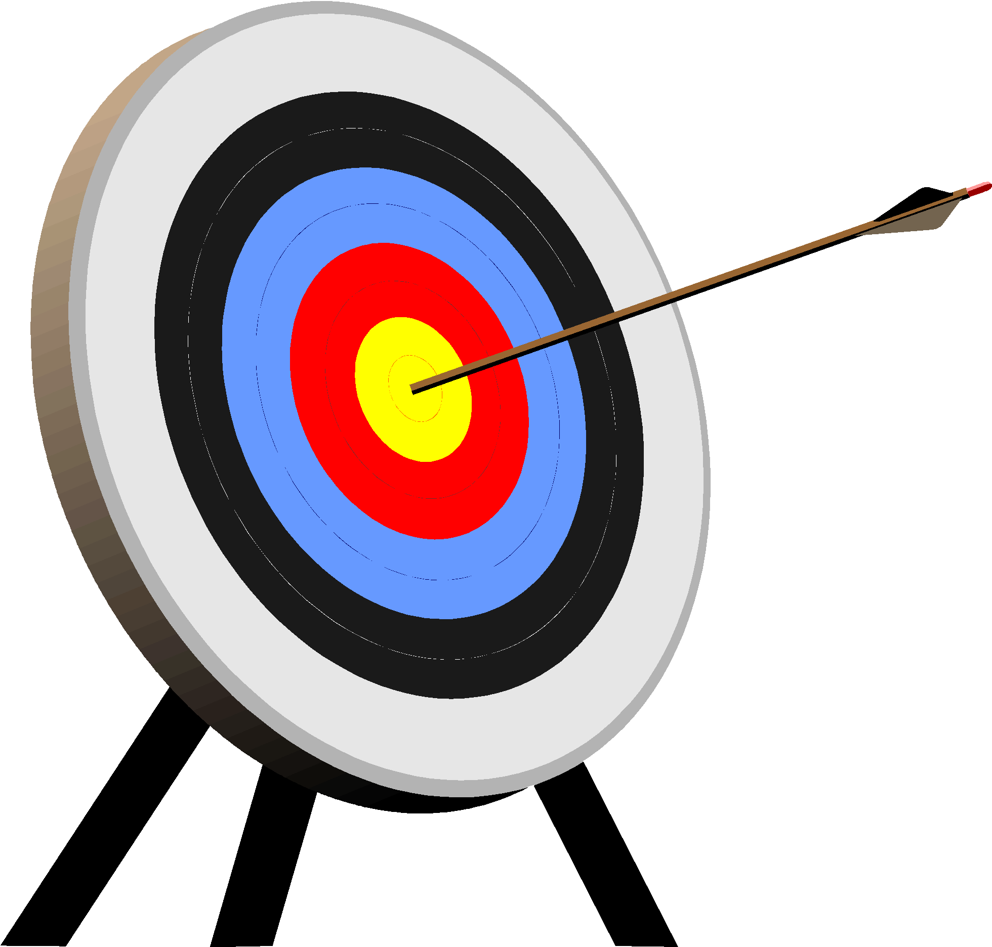 Target Archery Arrows Clip Art