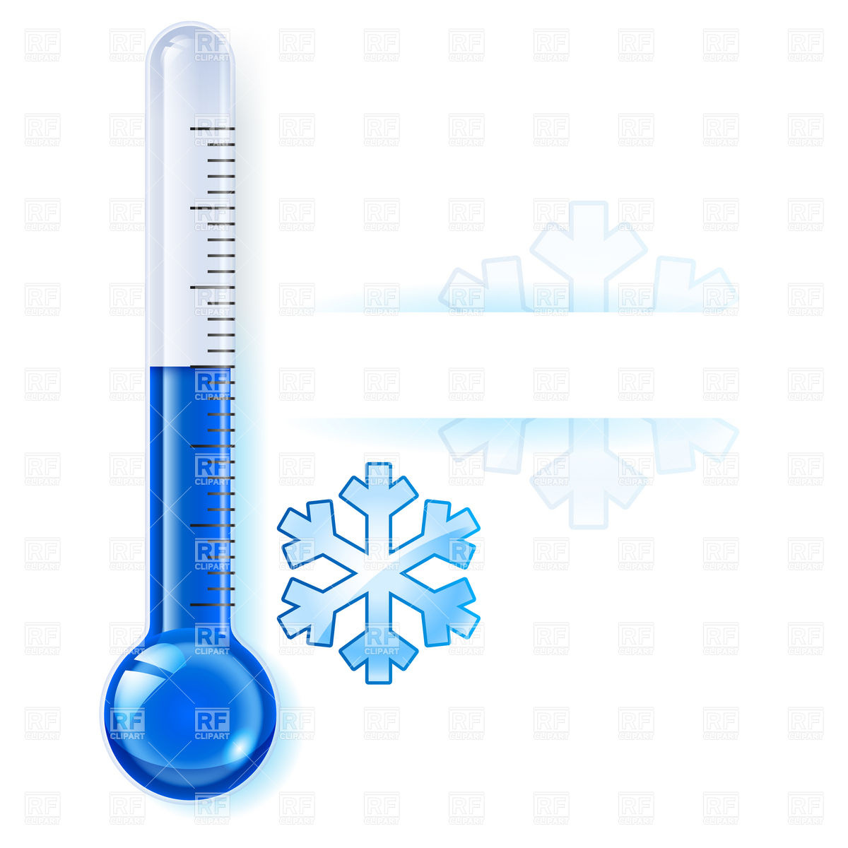 Thermometer Icons By Seasons   Winter 6891 Objects Download Royalty