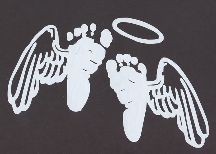 Baby Feet With Angel Wings Clip Art   Baby Feet With Wings Plain Photo