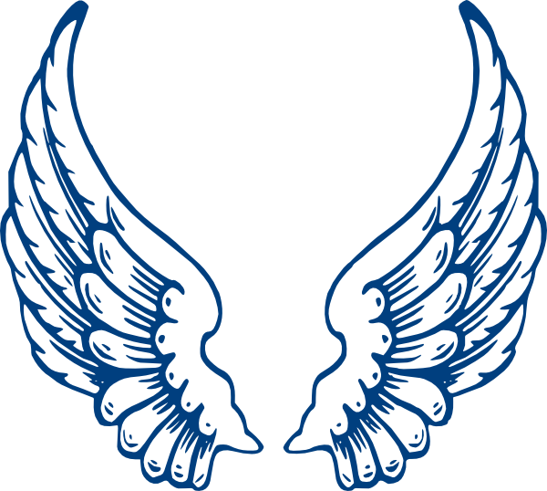Bbb Angel Wings Clip Art At Clker Com   Vector Clip Art Online