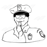 Beka Book    Clip Art    Law Enforcement Man