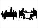 Berthe Myxomatosis  Business Meetings Silhouettes For Powerpoint   02