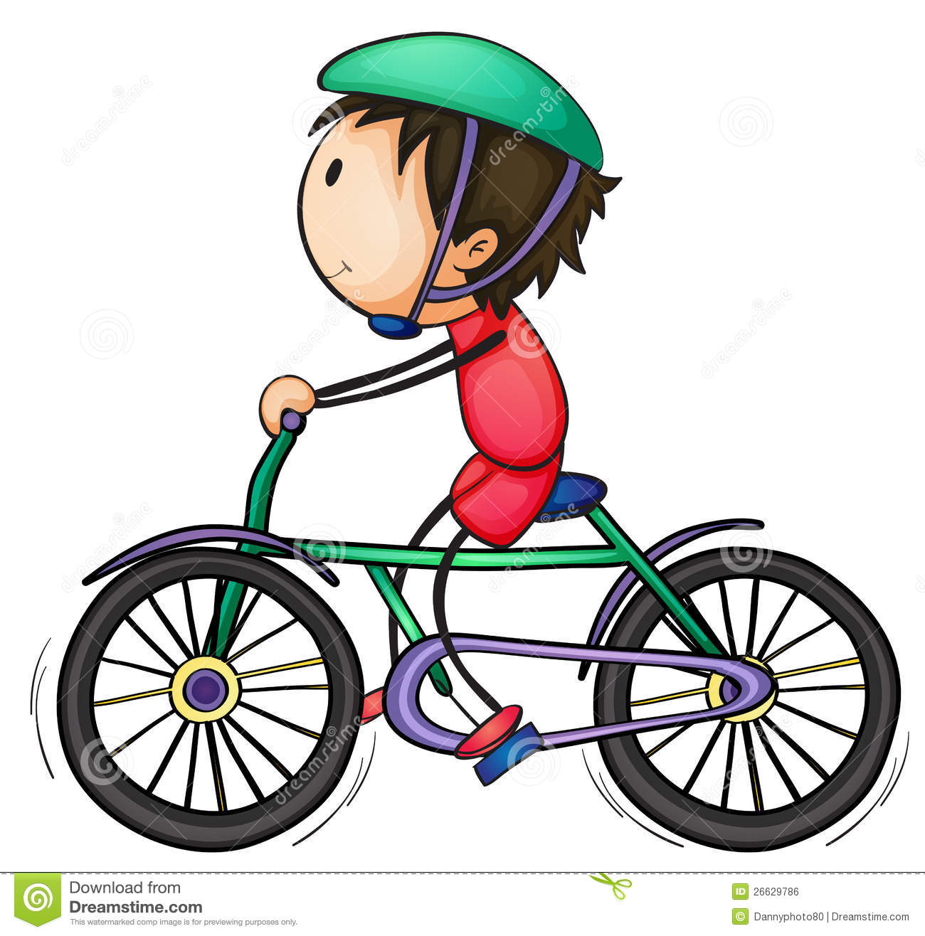 Boy And Bicycle Royalty Free Stock Image   Image  26629786