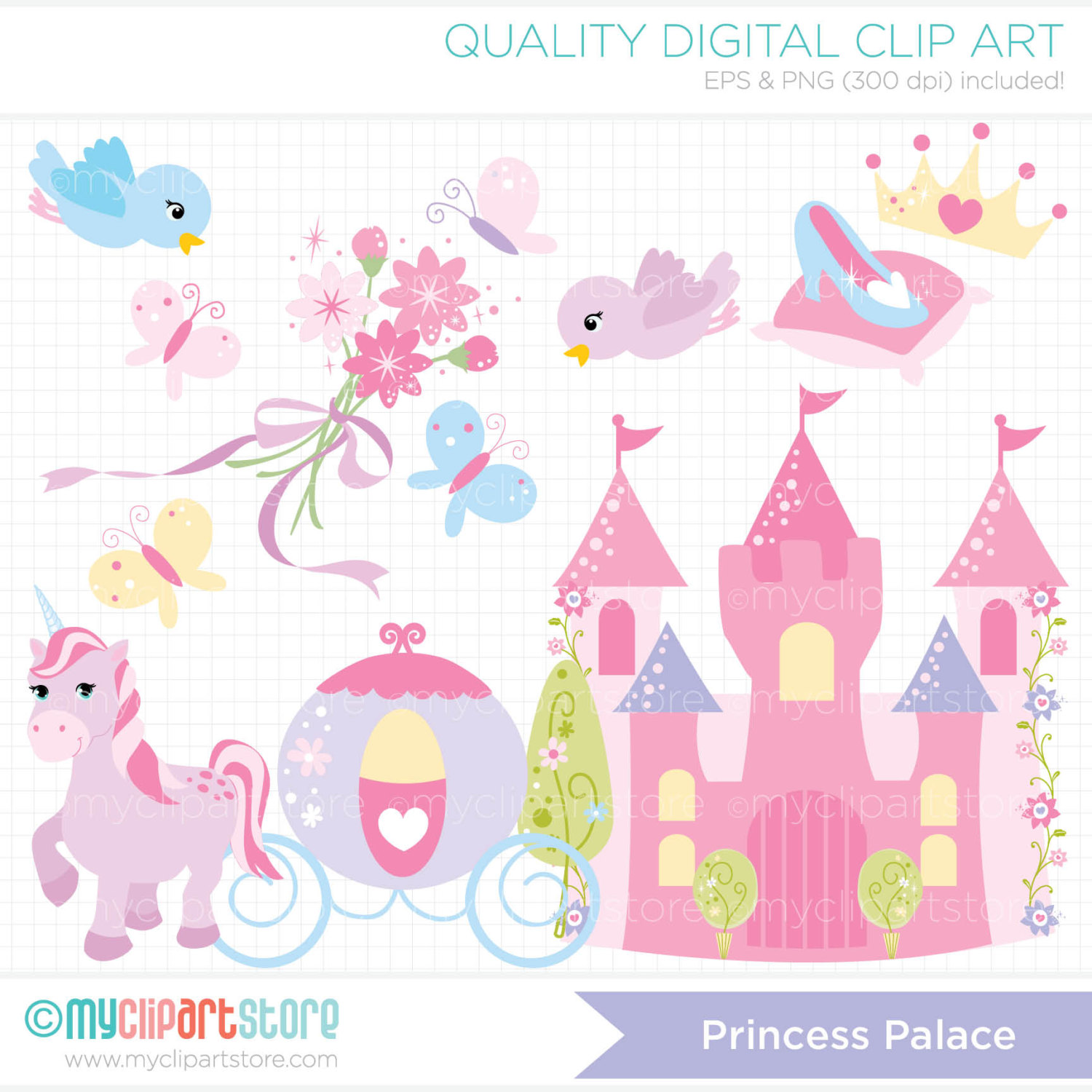 Clip Art Princess Carriage Clip Art Princess Castle Clip Art