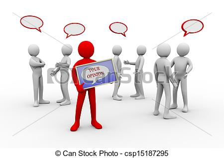 Discussion   3d Illustration Of    Csp15187295   Search Vector Clipart