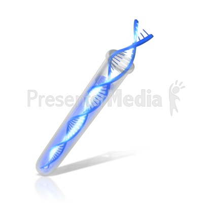 Dna In A Test Tube   Presentation Clipart   Great Clipart For