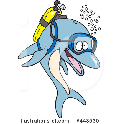 Dolphin Clipart  443530   Illustration By Ron Leishman