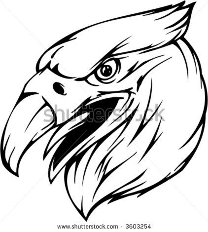 Eagle Mascot For Sport Teams  Vector Image    Stock Vector