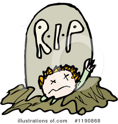Grave Clipart  1190868 By Lineartestpilot   Royalty Free  Rf  Stock